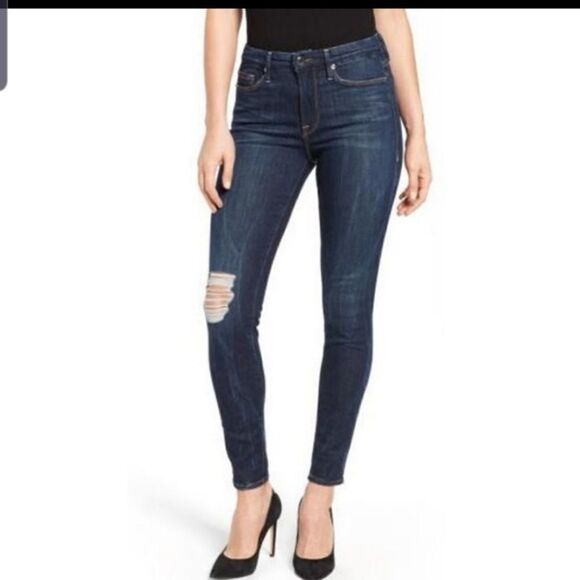 Good American Denim - Good American good legs distressed Jeans sz 0/25